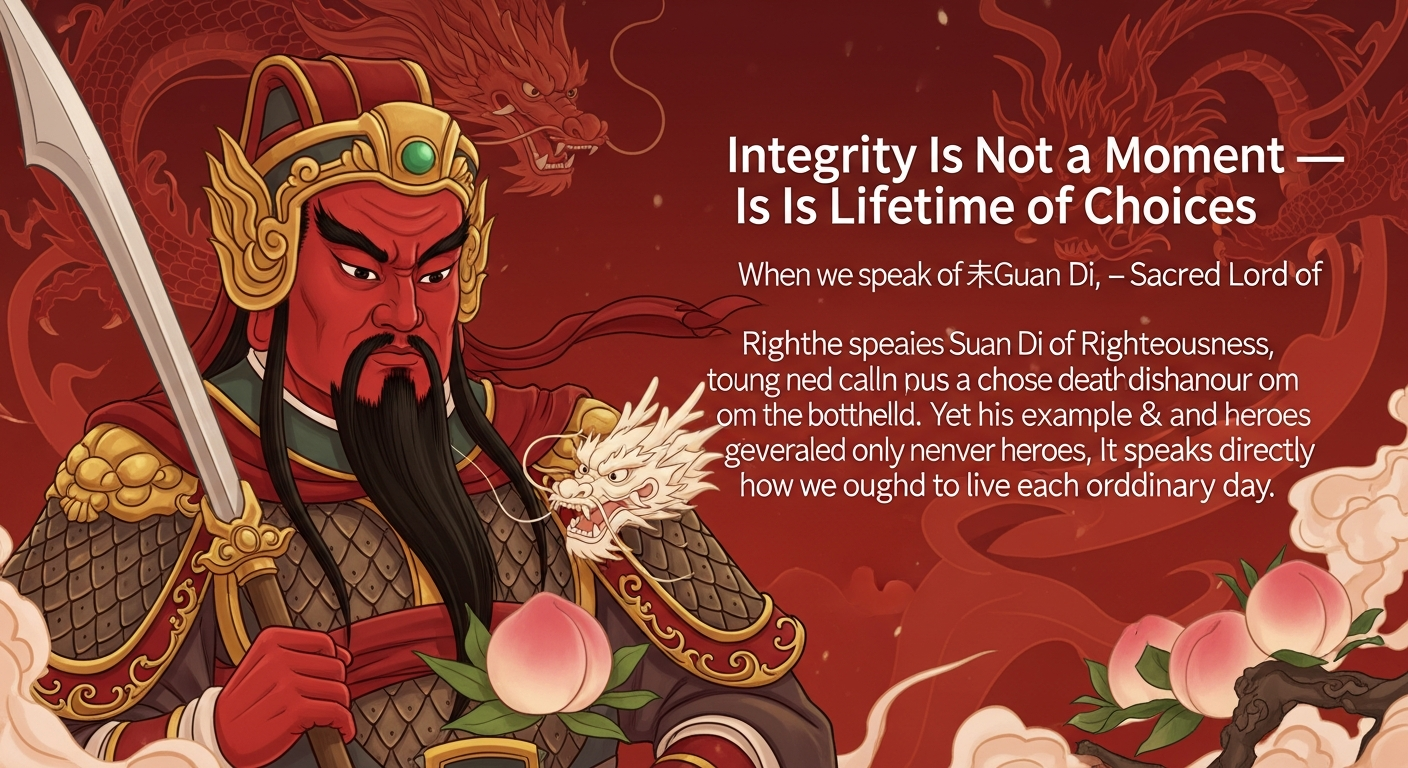 Guan Di — Integrity in Daily Life
